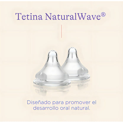 Tetina Natural Wave Repuestos Lansinoh 2unid Fluido Lento