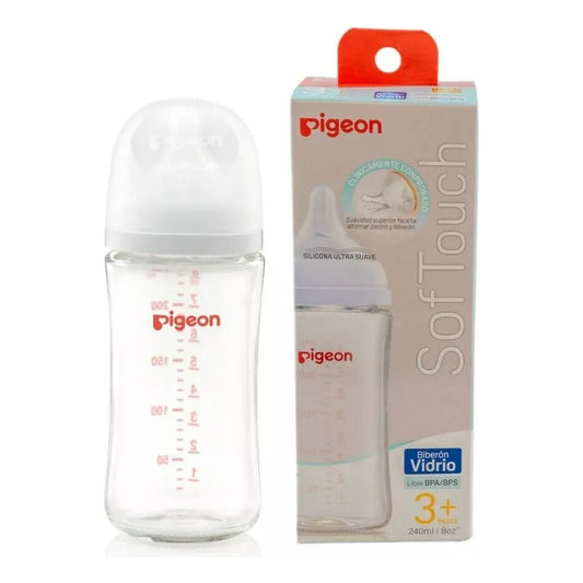 Biberón Softouch Pigeon Vidrio 240ml