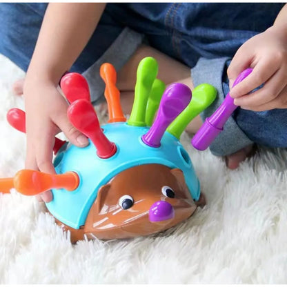 Erizo Puercoespín Juguete De Encaje Motricidad Fina Niños