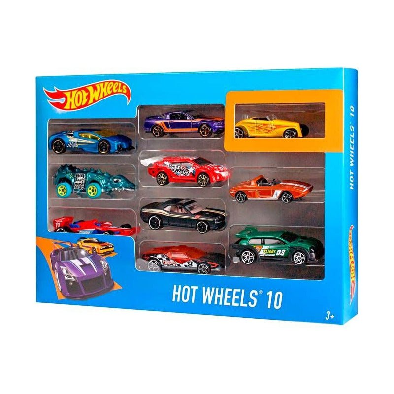 Set 10 Autos Coleccionables Vehículos Juguetes Hot Wheels Autos Multicolor