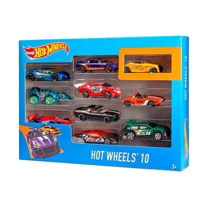 Set 10 Autos Coleccionables Vehículos Juguetes Hot Wheels Autos Multicolor