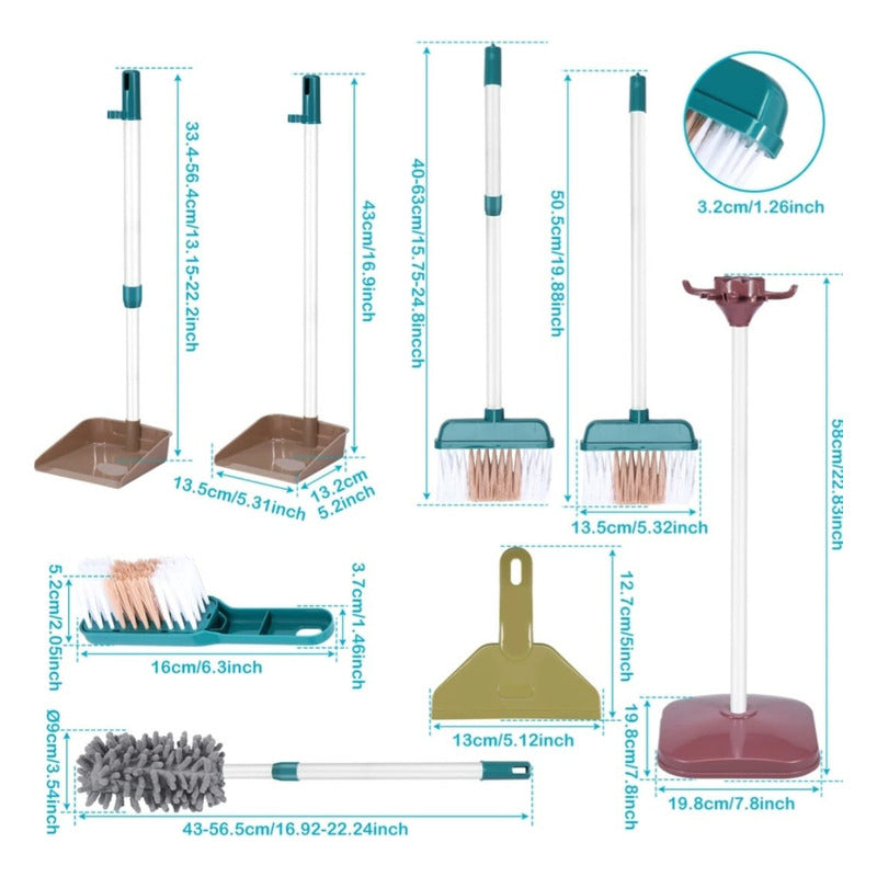 Juguete De Limpieza Set De Aseo Didáctico Niños