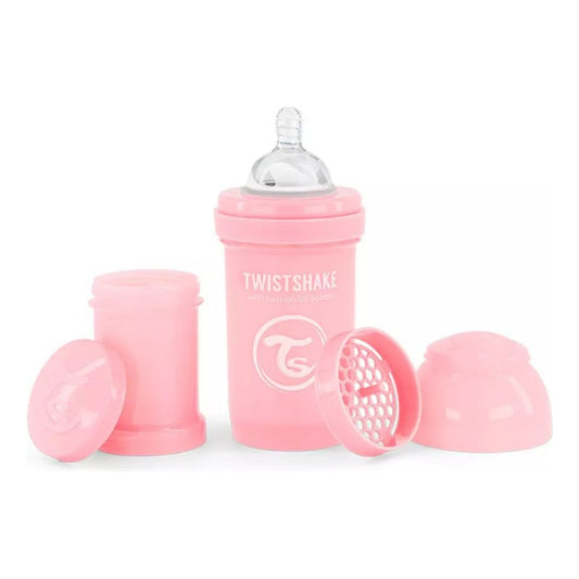 Mamadera Twistshake Anti-cólico 180ml Rosa Liso