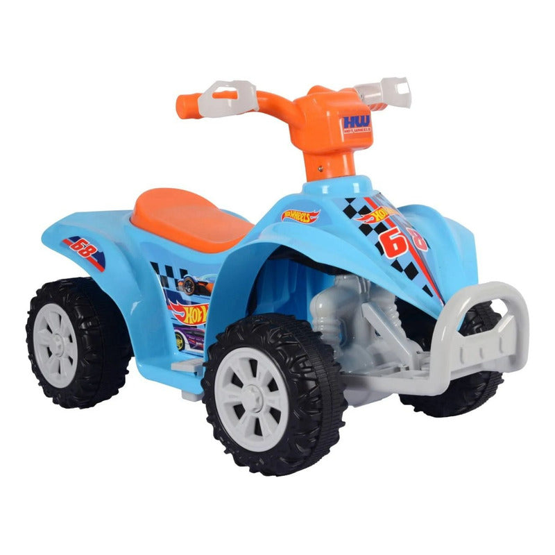 Cuatrimoto A Batería-recargable  Azul Hot Wheels Niños Azul
