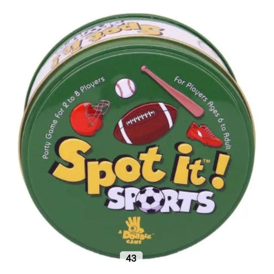 Juego De Cartas Mesa Dobble Game Spot It Sports Deportes