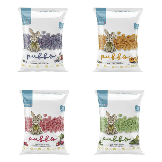 Pack 4  Snack Saludable Puffs Kuna Foods 10gr
