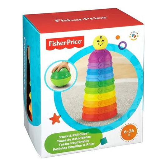 Tazas Apilables Lógicos Colores Y Números - Fisher Price Multicolor