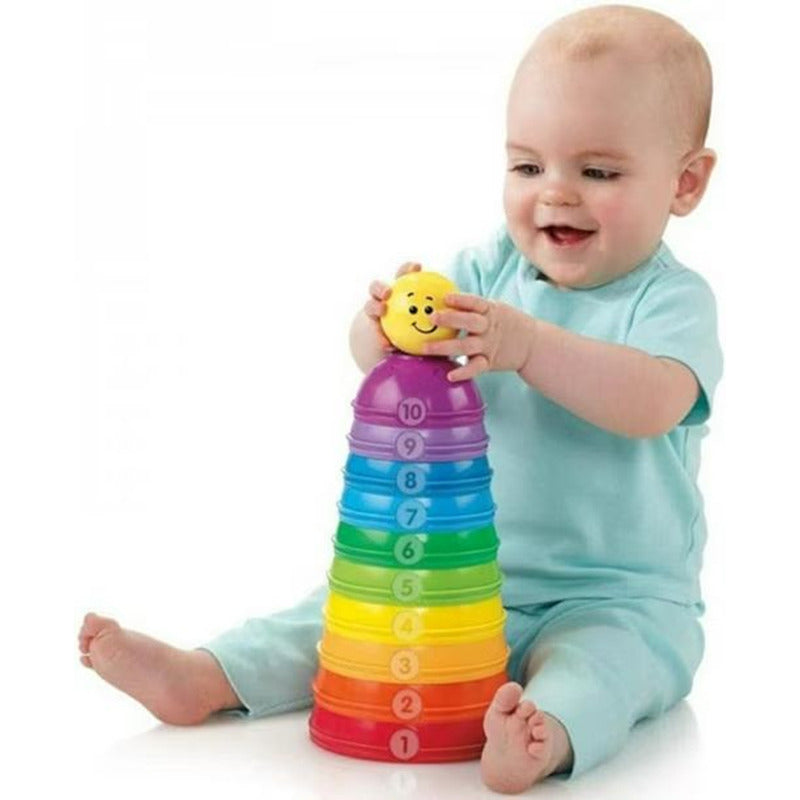 Tazas Apilables Lógicos Colores Y Números - Fisher Price Multicolor