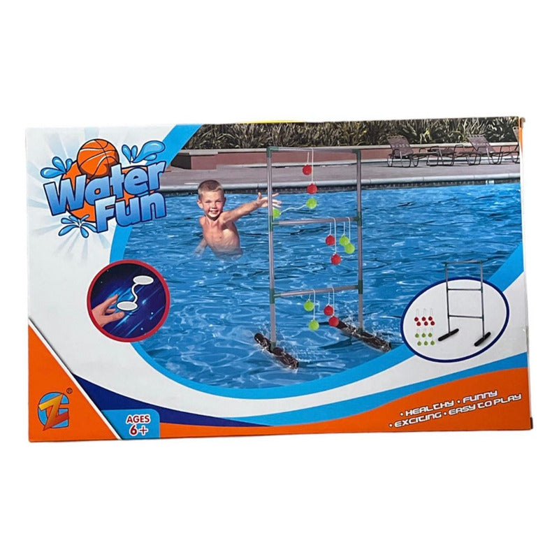 Juego Acuatico Lanza Pelotas Competencia Piscina