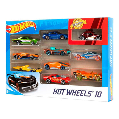 Set 10 Autos Coleccionables Vehículos Juguetes Hot Wheels Autos Multicolor
