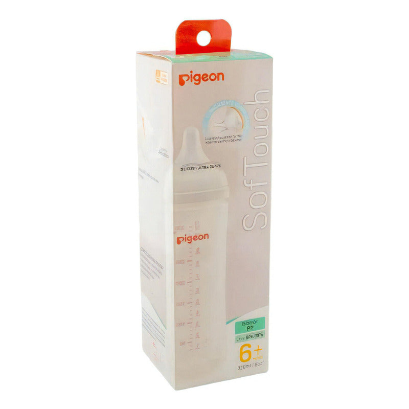 Biberón Softouch Pigeon Pp 330 Ml Color Blanco