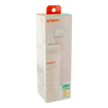 Biberón Softouch Pigeon Pp 330 Ml Color Blanco