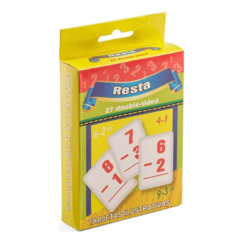 Pack Tarjeta Matemáticas Aprendizaje Didáctico Para Niños