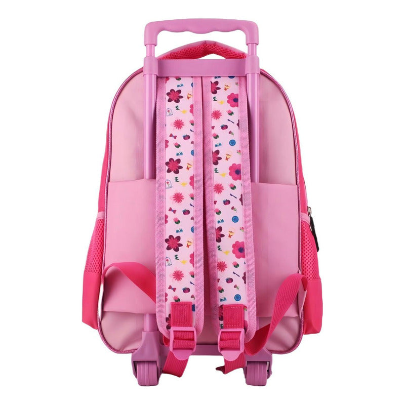 Mochila Infantil Con Rueda +lonchera+estuche Niños