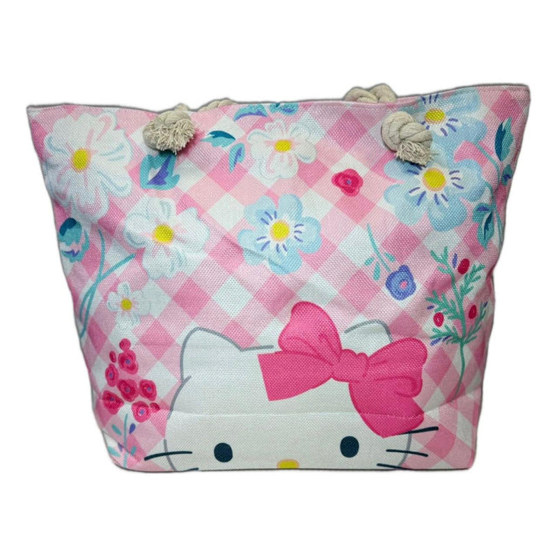 Bolso Cartera Grande Hello Kitty Multiusos