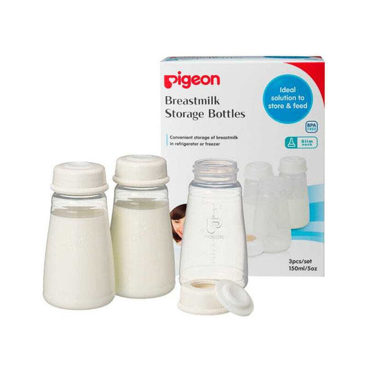 Set 3 Biberón De Almacenamiento Leche Materna Pigeon