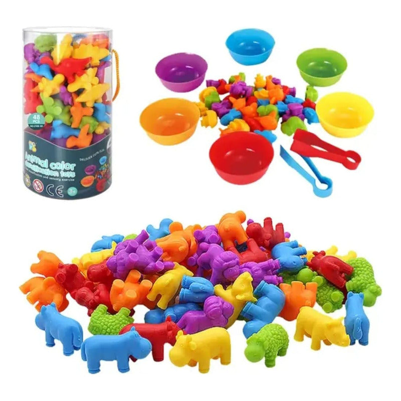 Juguete De Clasificación Colores Y Forma Montessori Niño