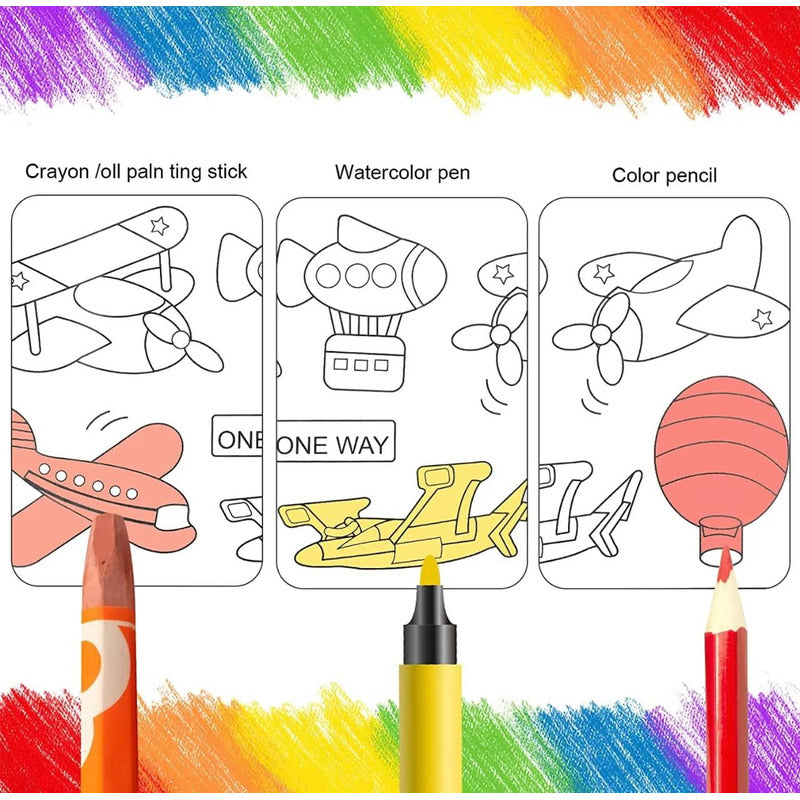 Rollo Papel Para Colorear Dibujo Para Niños Manualidades