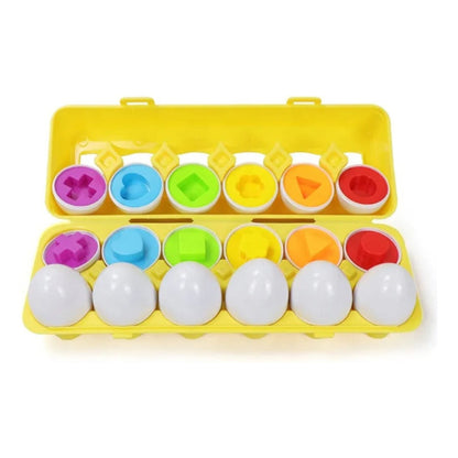 Juego Encaje Huevos Montessori Figuras Niños