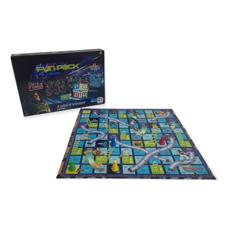 Juego Mesa Detective Ojo De Lince Ludo 4 En 1 Buzz Lightyear