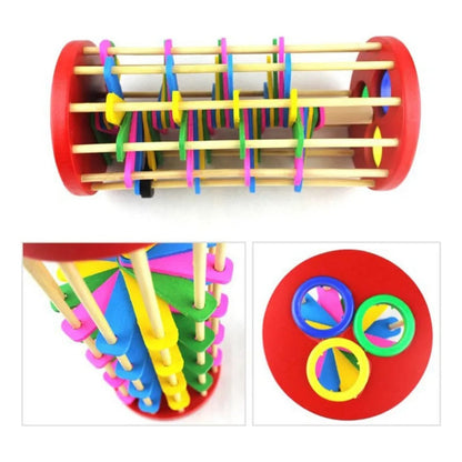 Torre Pega Topo De Madera Juego Didáctico Niños