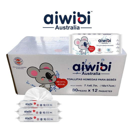 Toallas Húmedas Aiwibi Caja X 12 Paquetes