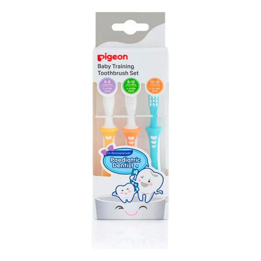 Set Cepillo Dental Pigeon 3 Etapas Aprendizaje Bebe-niños
