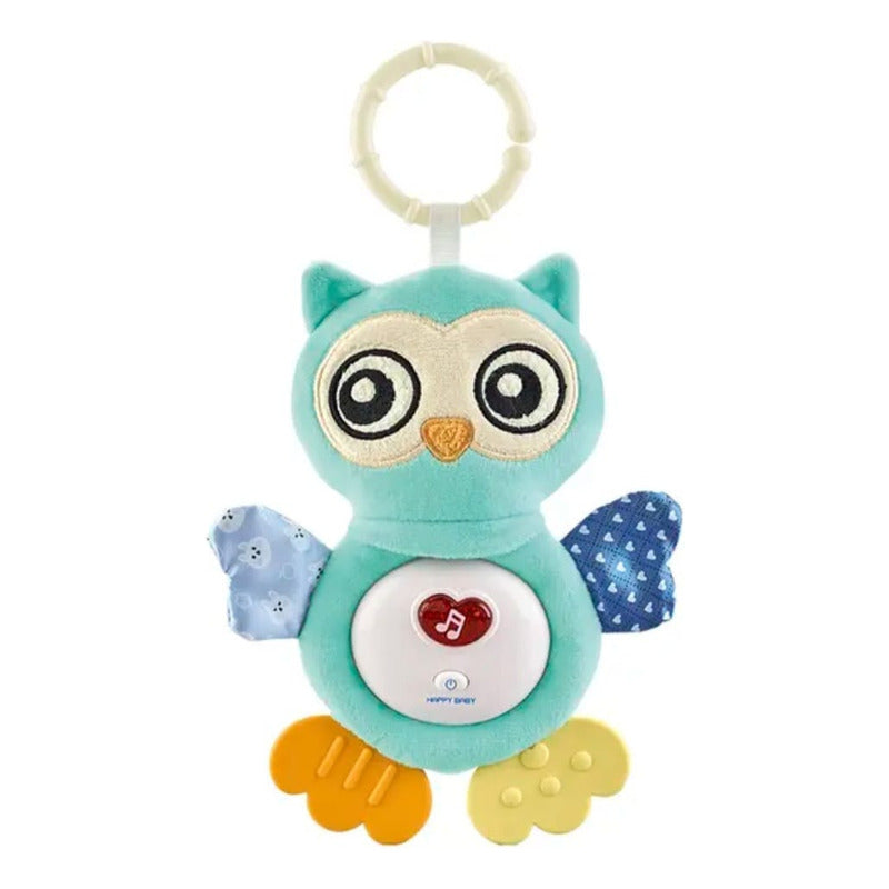 Peluche Con Luz- Sonido - Mordedor Y Colgador Bebé