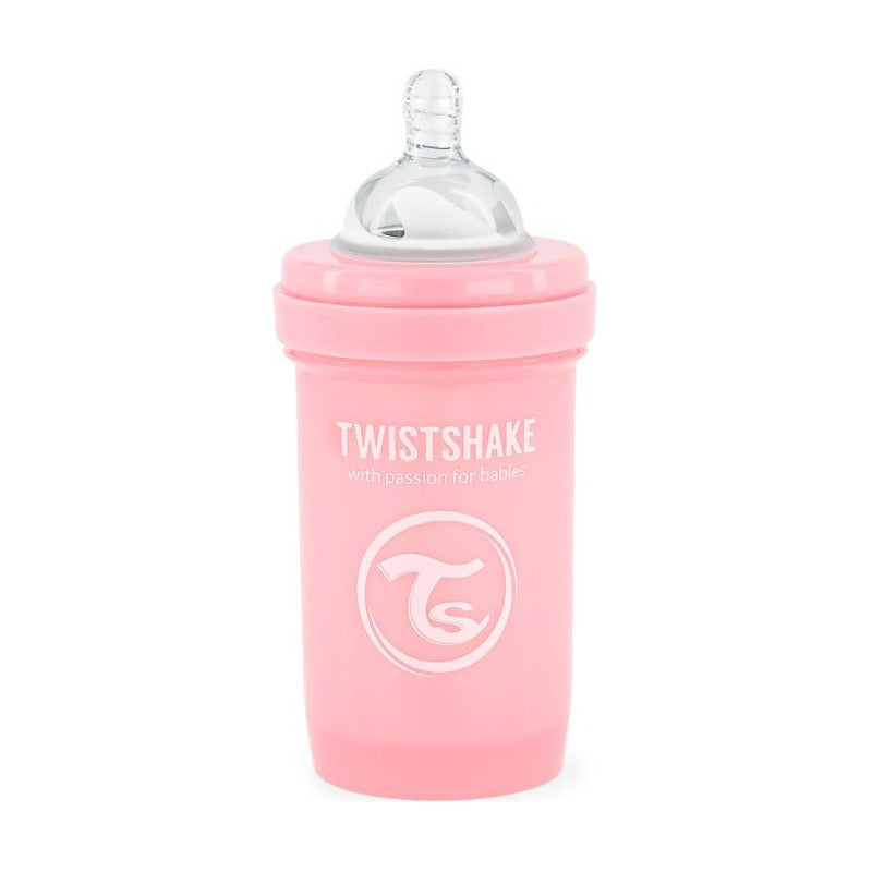 Mamadera Twistshake Anti-cólico 180ml Rosa Liso