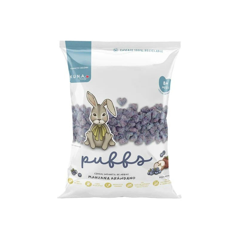 Pack 4  Snack Saludable Puffs Kuna Foods 10gr