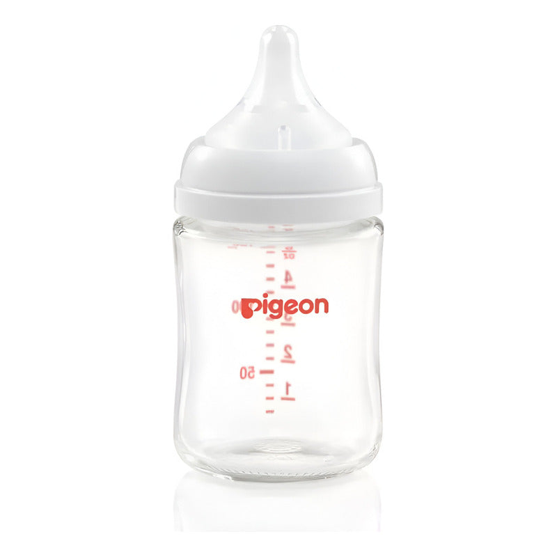 Biberón Softouch Pigeon Vidrio 160m Color Blanco