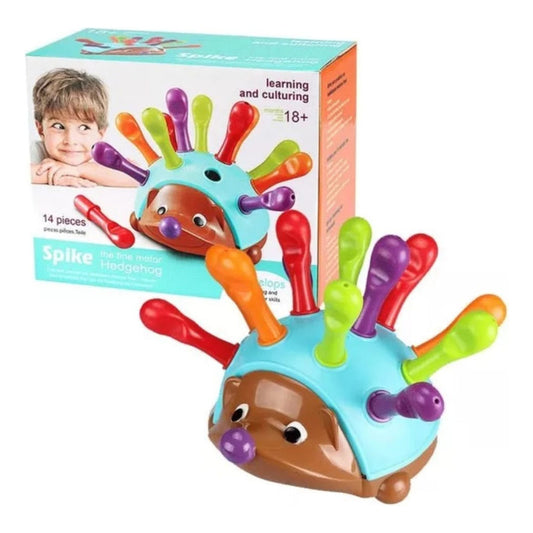 Erizo Puercoespín Juguete De Encaje Motricidad Fina Niños