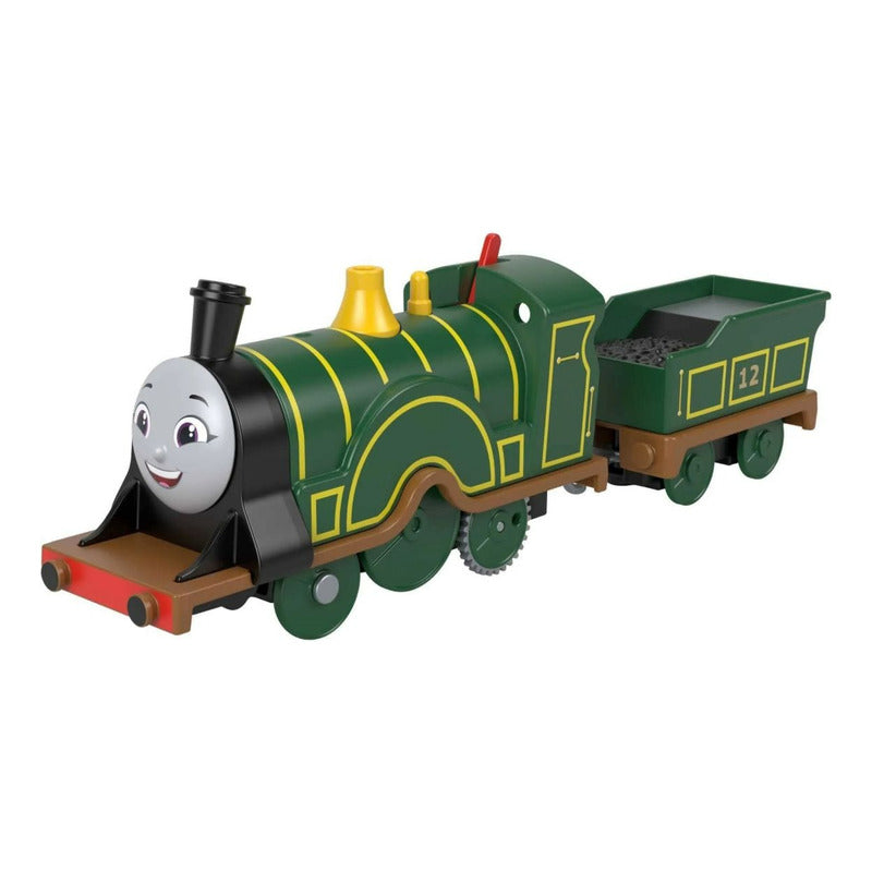 Tren Motorizado Juguete Thomas Y Sus Amigos Variados Emily Verde Musgo
