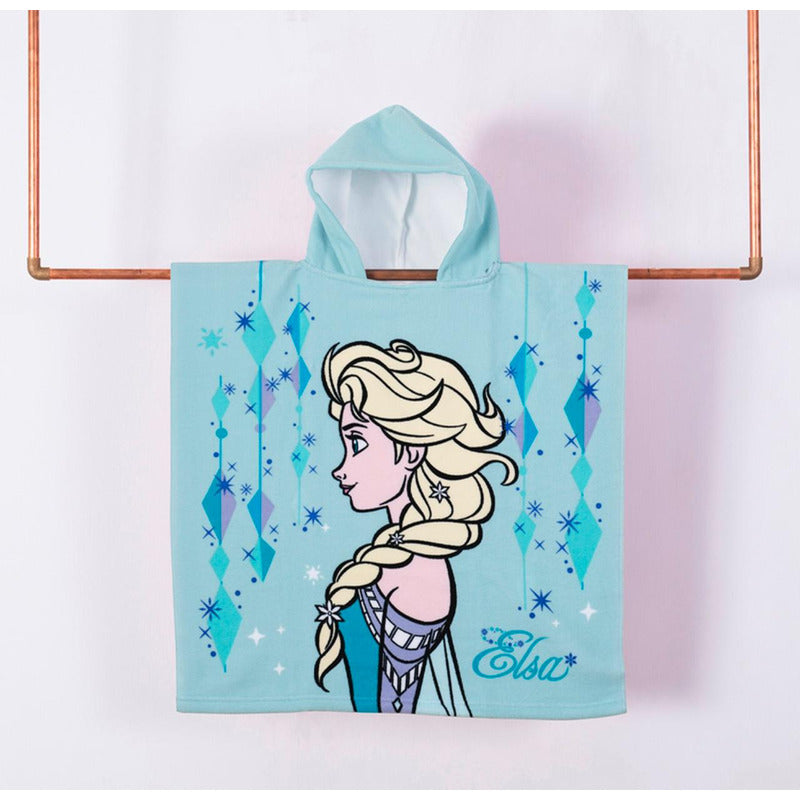 Toalla Con Capucha Niños Personajes Animados Playa-piscina