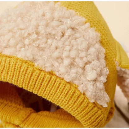 Gorro De Lana Invierno Ovejita Niño-niña-bebé