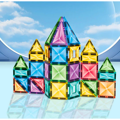 Juego De Construcción Magnéticos Imán Animales - Varios