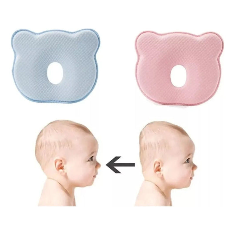 Almohada Para Bebés Cojín Cabeza Plana