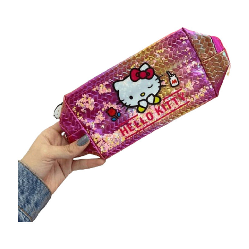 Estuche Lapices-cosmeticos-multiusos Hello Kitty Kawaii Niña