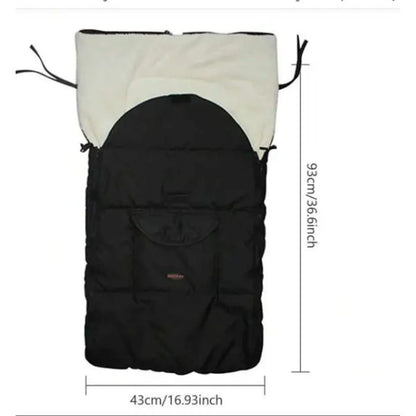 Saco Para Coche Bebé Impermeable Abrigador Forrado Cubre Pie