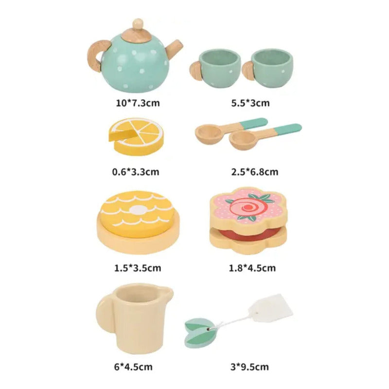 Set Juego De Tazas De Té Juguete Didactico Niños