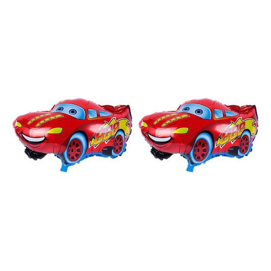 Set Globos Metalizados Auto Cars Cumpleaños - Fiesta