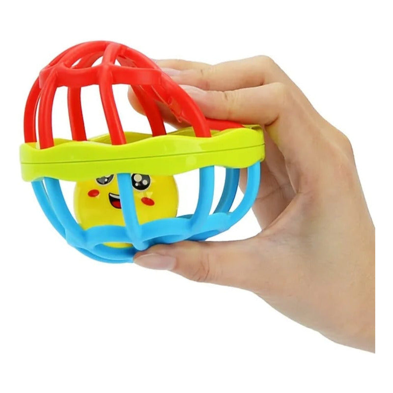 Set 5 Pzs Pelota - Sonajero - Mordedor Sensorial Bebé