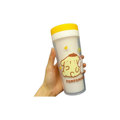 Vaso Con Tapa Diseño Kawaii Personajes Sanrio Niños