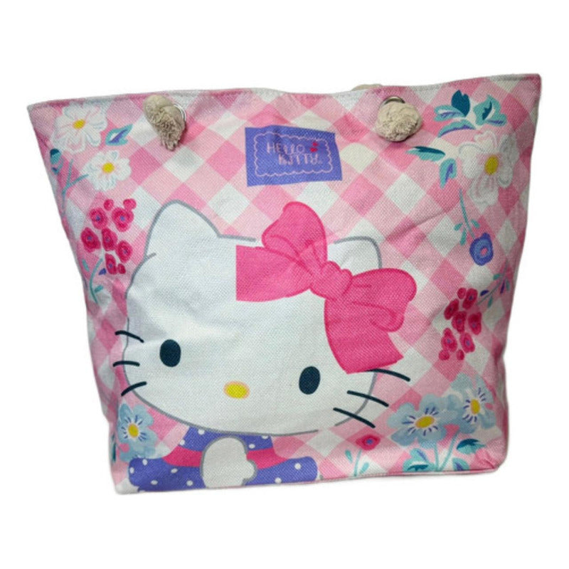 Bolso Cartera Grande Hello Kitty Multiusos
