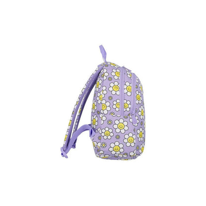 Mochilas Infantiles Saxoline 13 Litros Color Lila Flores