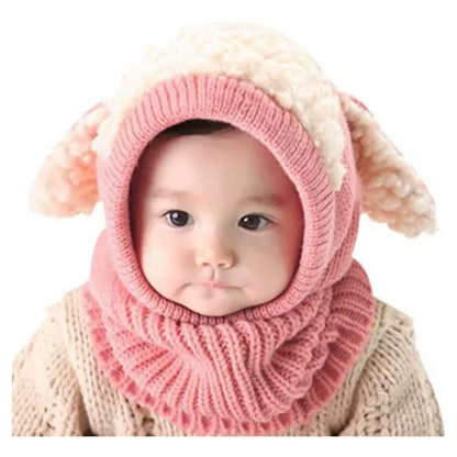 Gorro De Lana Invierno Ovejita Niño-niña-bebé