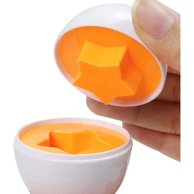 Juego Encaje Huevos Montessori Figuras Niños