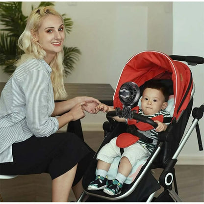 Ventilador Portátil Multiusos Coche De Bebé Usb Recargable