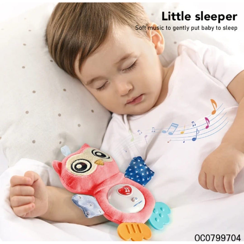 Peluche Con Luz- Sonido - Mordedor Y Colgador Bebé