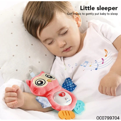 Peluche Con Luz- Sonido - Mordedor Y Colgador Bebé